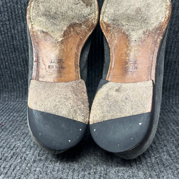 Jack Erwin Suede Penny Loafer Dress Shoes Grey Leather Mens Size 11 main image 6